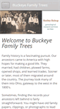 Mobile Screenshot of buckeyefamilytrees.com